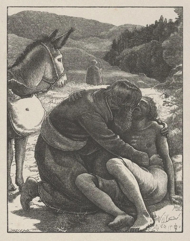 The Good Samaritan 38 Wall Art by Sir John Everett Millais - High-Resolution Digital Print