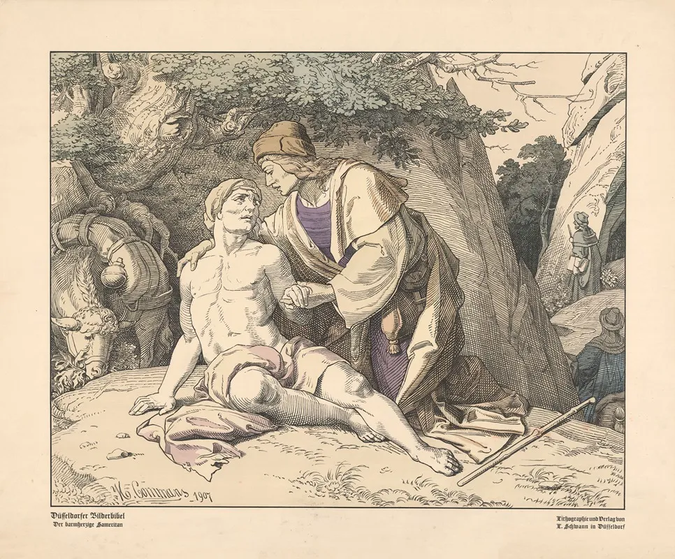 The Good Samaritan 50 Wall Art by H. Commans - High-Resolution Digital Print