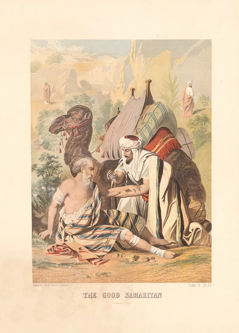 The Good Samaritan 51 Wall Art by Joseph Martin Kronheim - High-Resolution Digital Print
