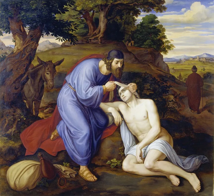 The Good Samaritan 9 Wall Art by Friedrich von Olivier - High-Resolution Digital Print