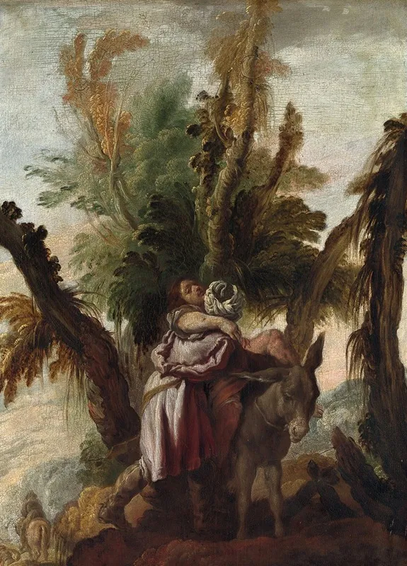 The Good Samaritan Wall Art by Domenico Fetti - High-Resolution Digital Print