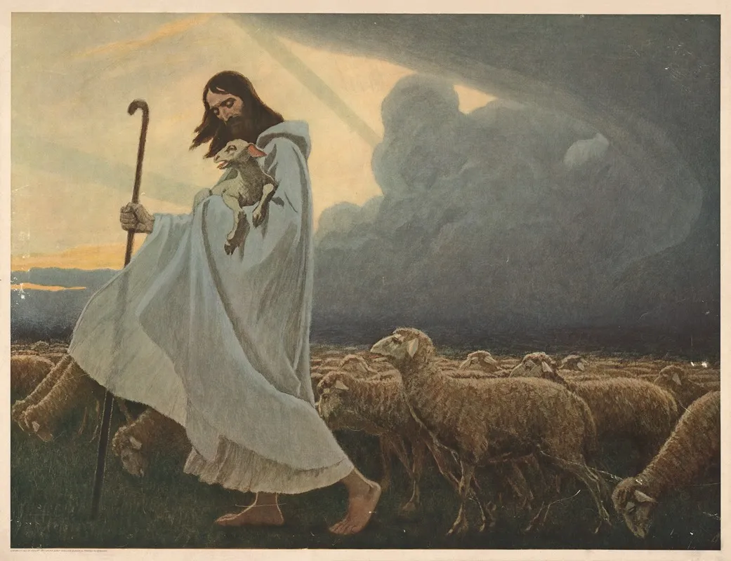 The Good Shepherd 12 Wall Art by Gebhard Fugel - High-Resolution Digital Print
