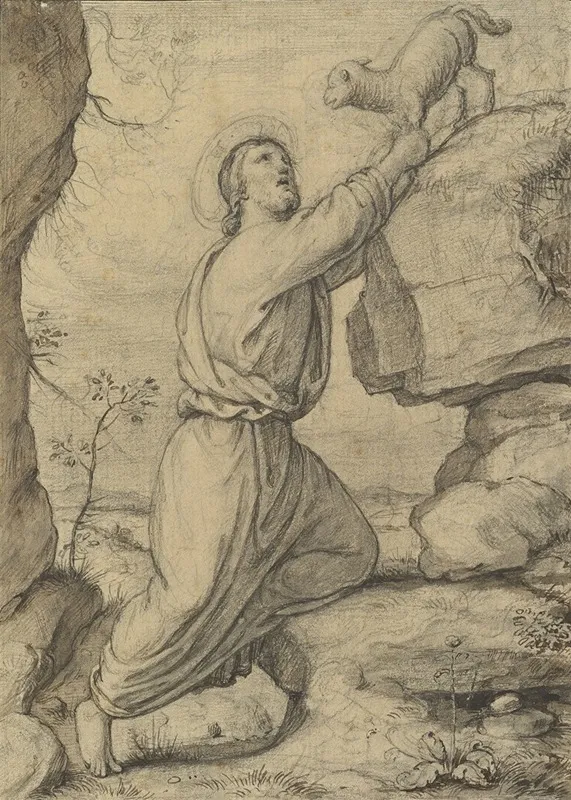 The Good Shepherd 7 Wall Art by Friedrich von Olivier - High-Resolution Digital Print