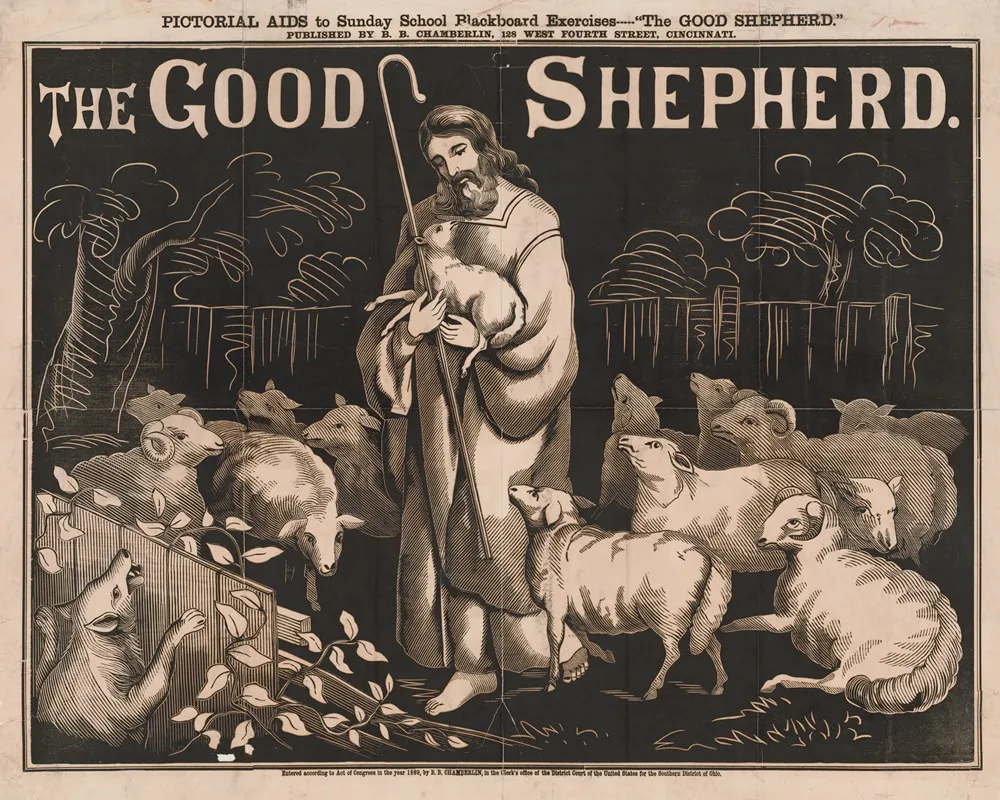 The Good Shepherds Wall Art by B.B. Chamberlin - High-Resolution Digital Print
