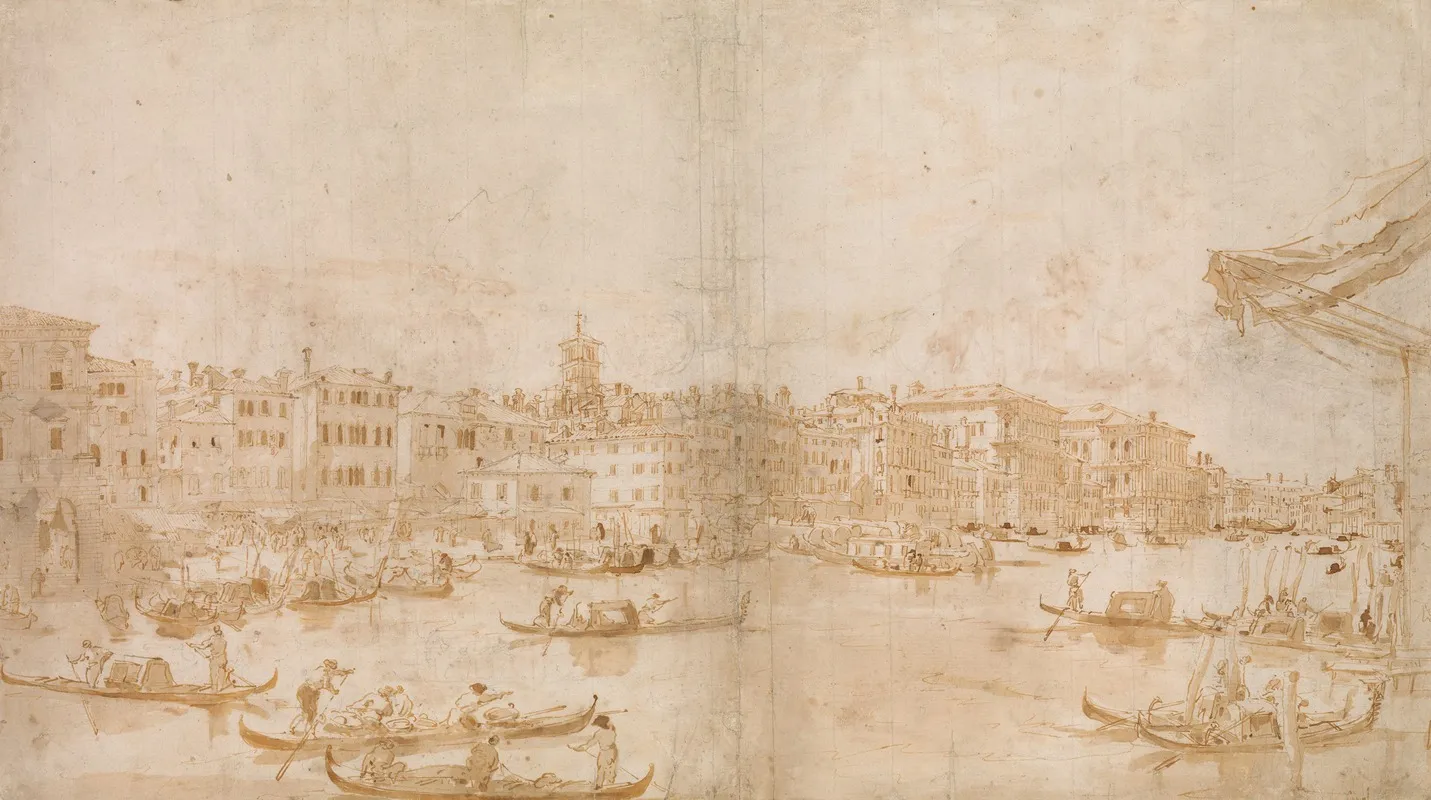 The Grand Canal Above The Rialto 2