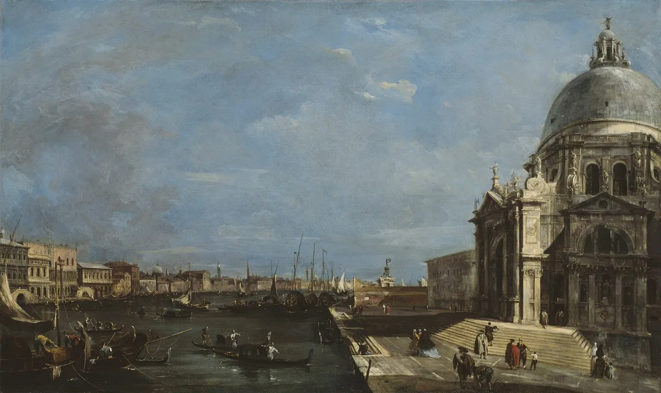 The Grand Canal Venice 10 Wall Art by Francesco Guardi - High-Resolution Digital Print