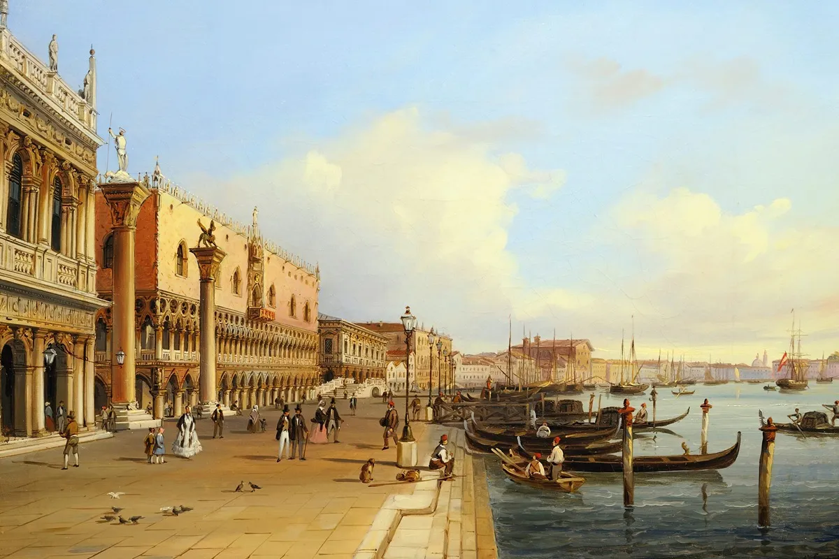 The Grand Canal Venice 5 Wall Art by Carlo Grubacs - High-Resolution Digital Print