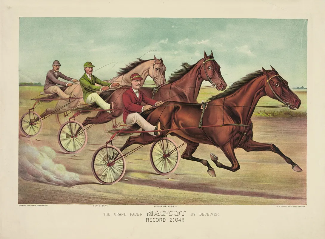The Grand Pacer Mascot By Deceiver Wall Art by John Cameron - High-Resolution Digital Print