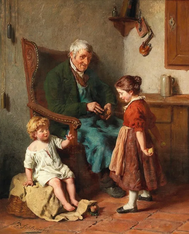The Grandfathers Tabacco Box Wall Art by Felix Schlesinger - High-Resolution Digital Print