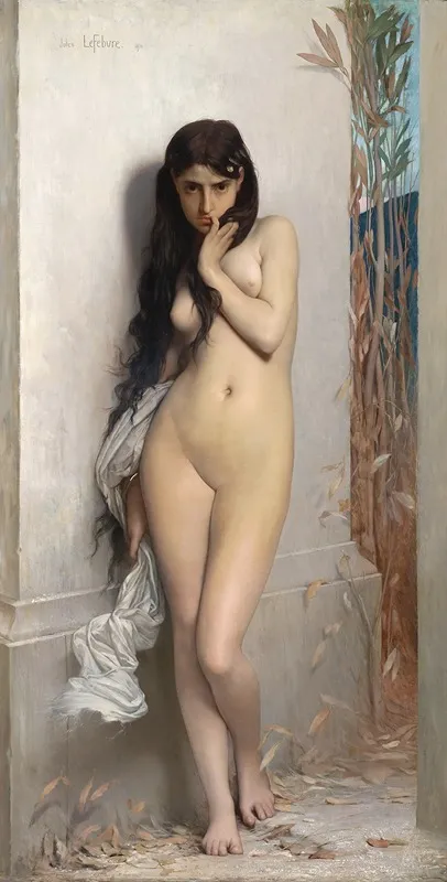The Grasshopper Wall Art by Jules Joseph Lefebvre - High-Resolution Digital Print