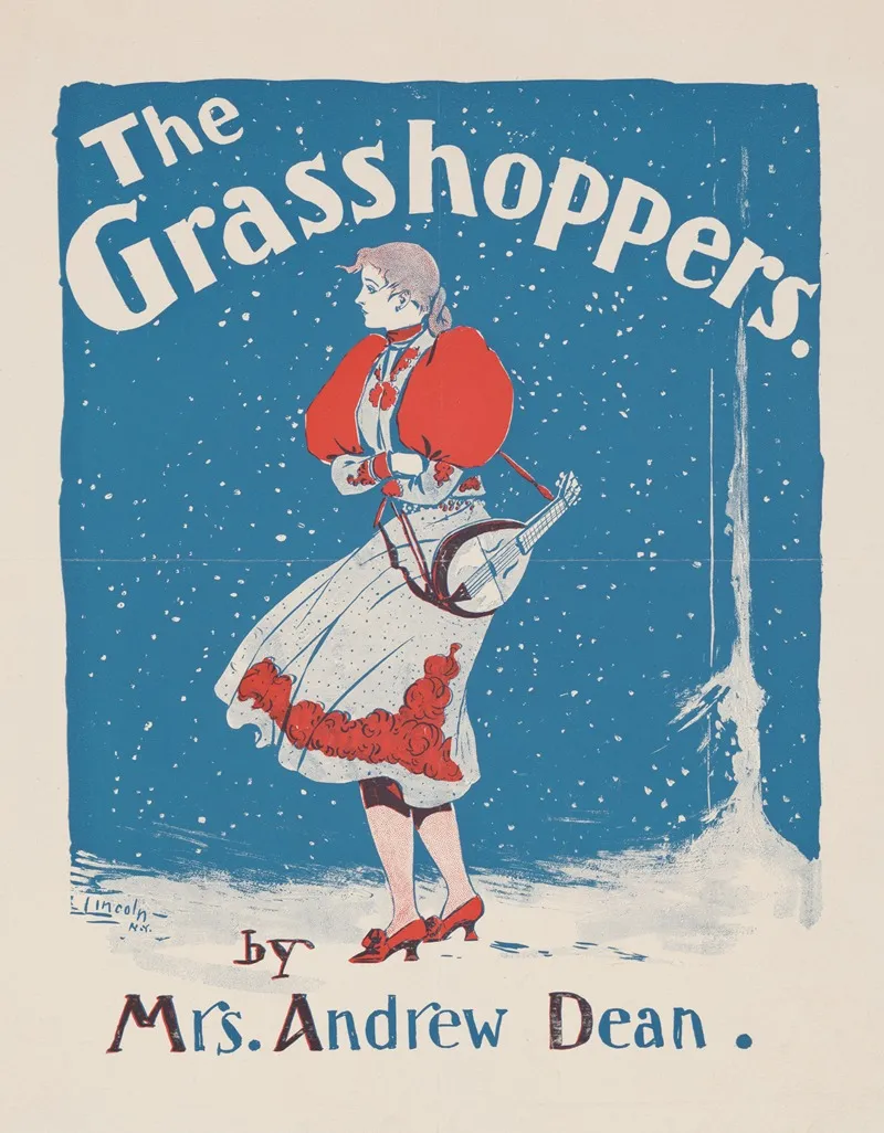 The Grasshoppers By Mrs Andrew Dean Wall Art by A.W.B. Lincoln - High-Resolution Digital Print