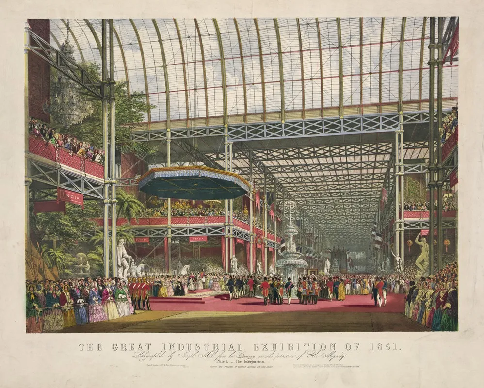 The Great Industrial Exhibition Of 1851 The Inauguration
