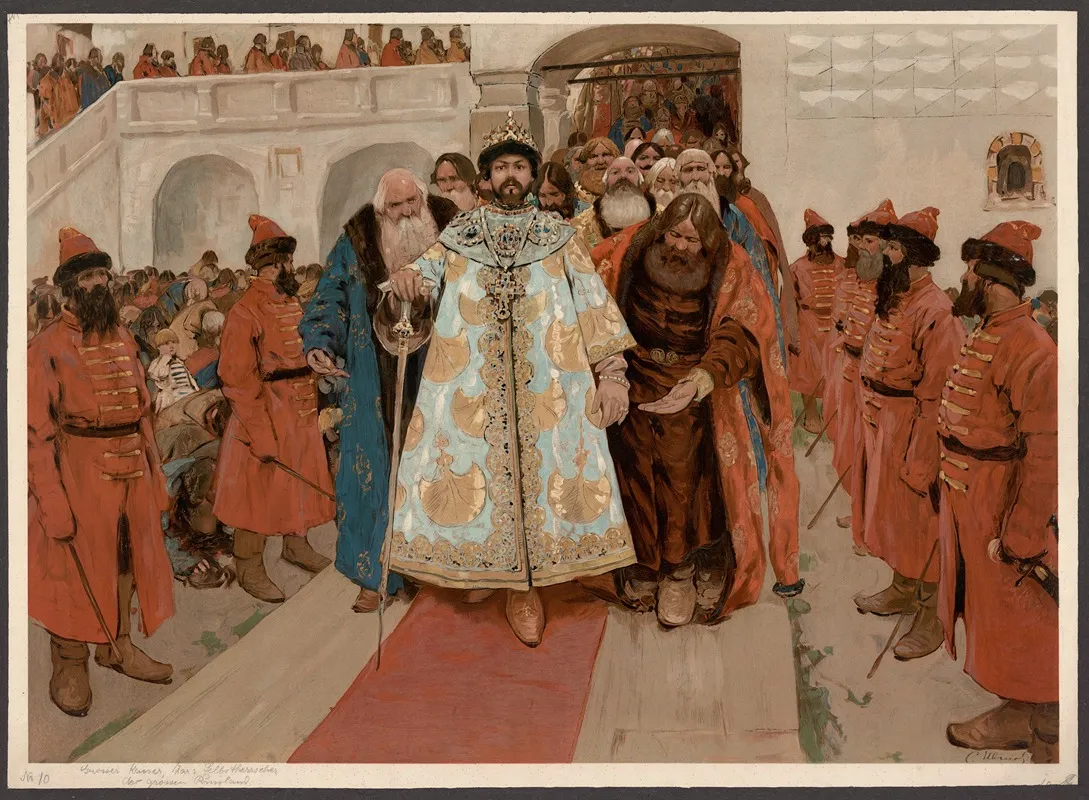 The Great Sovereign Tsar And Autocrat Of All Russia Wall Art by Sergey Ivanov - High-Resolution Digital Print