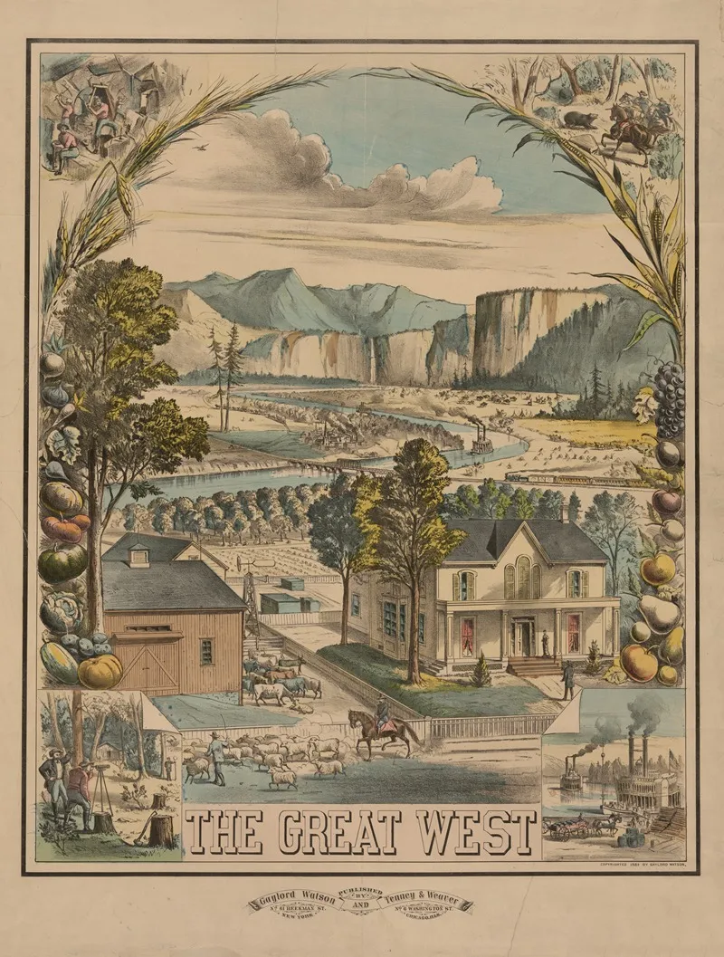 The Great West Wall Art by Gaylord Watson - High-Resolution Digital Print