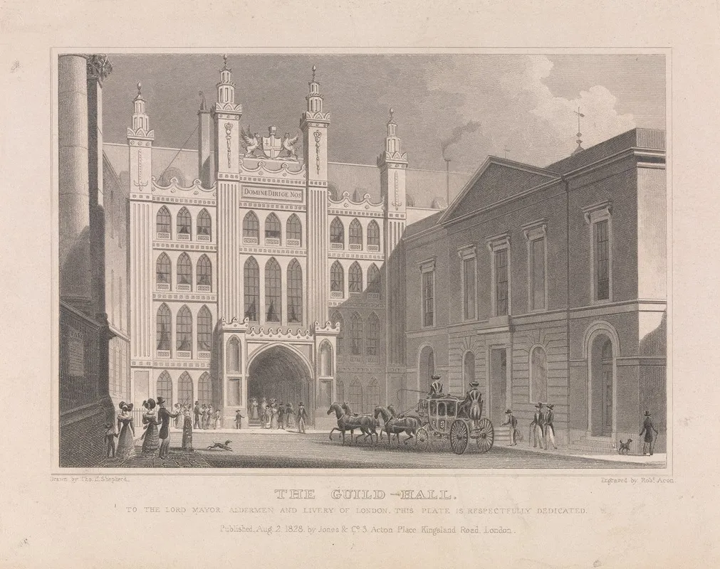 The Guildhall Wall Art by Robert Acon - High-Resolution Digital Print