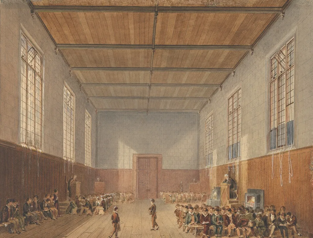 The Hall Rugby School Wall Art by John Gendall - High-Resolution Digital Print