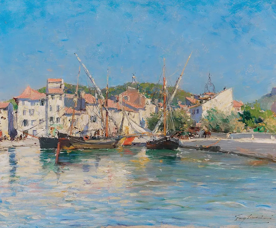The Harbour Of Cassis At The Cote Dazur