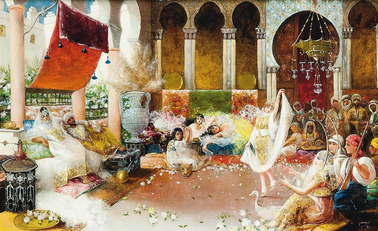 The Harem Dancer Wall Art by Antonio Rivas - High-Resolution Digital Print