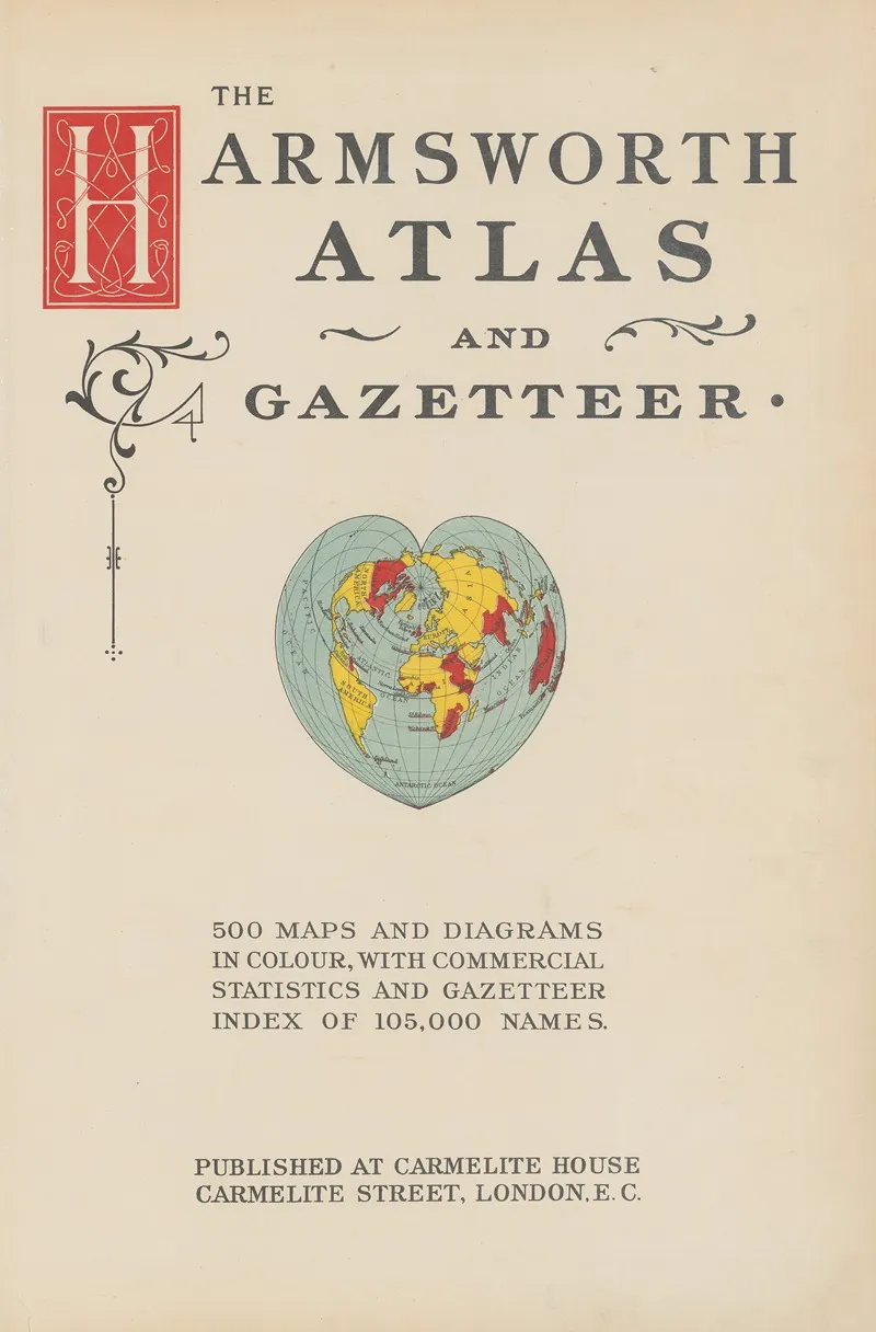 The Harmsworth Atlas And Gazetter Title Page