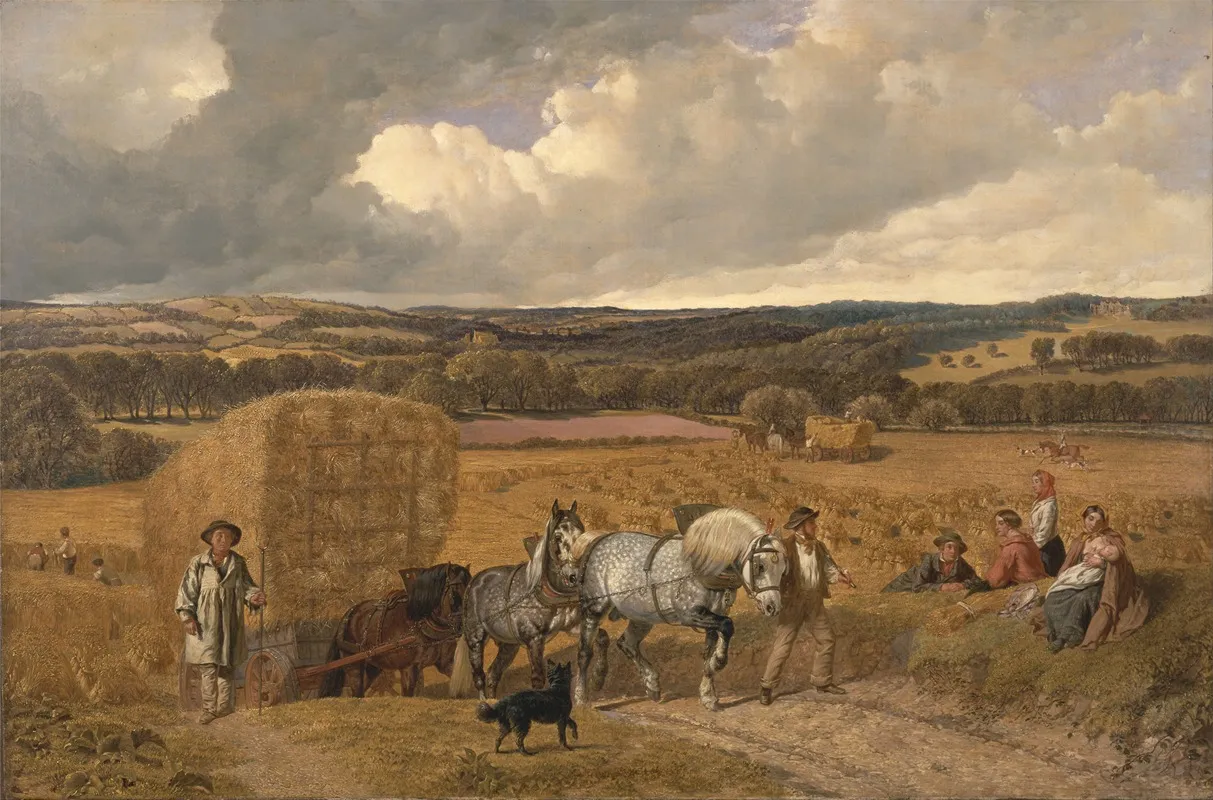 The Harvest 3 Wall Art by John Frederick Herring Snr. - High-Resolution Digital Print