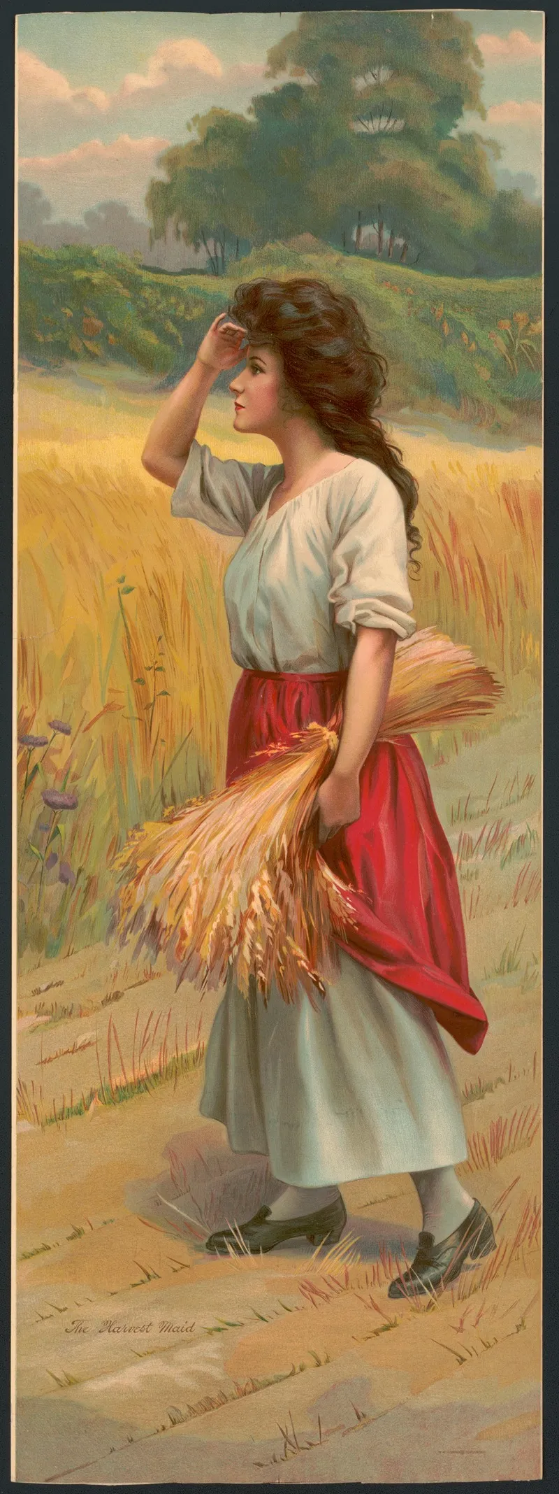 The Harvest Maid Wall Art by Meek Company - High-Resolution Digital Print