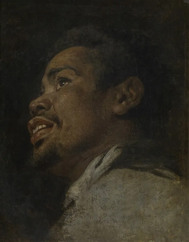 The Head Of A Young Moor Wall Art by Gaspar de Crayer - High-Resolution Digital Print