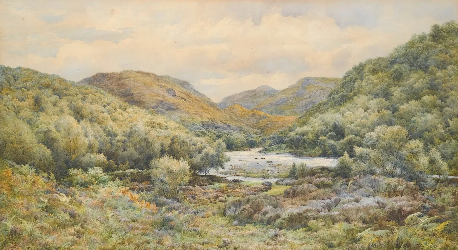The Heather Pool On The River Kirkaig Sutherland