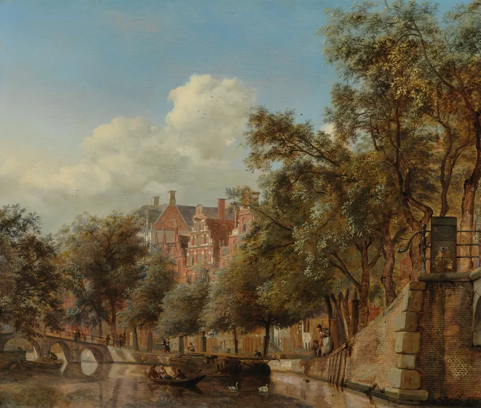 The Herengracht Amsterdam Viewed From The Leliegracht 2