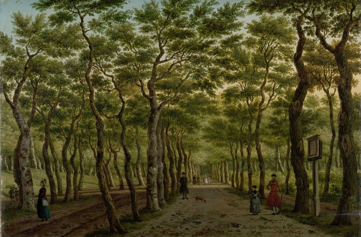 The Herepad In The Haagse Bos Wall Art by Paulus Constantijn la Fargue - High-Resolution Digital Print