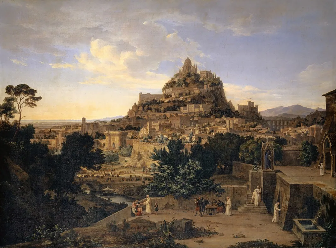 The Heyday Of The Middle Ages Wall Art by August Wilhelm Julius - High-Resolution Digital Print