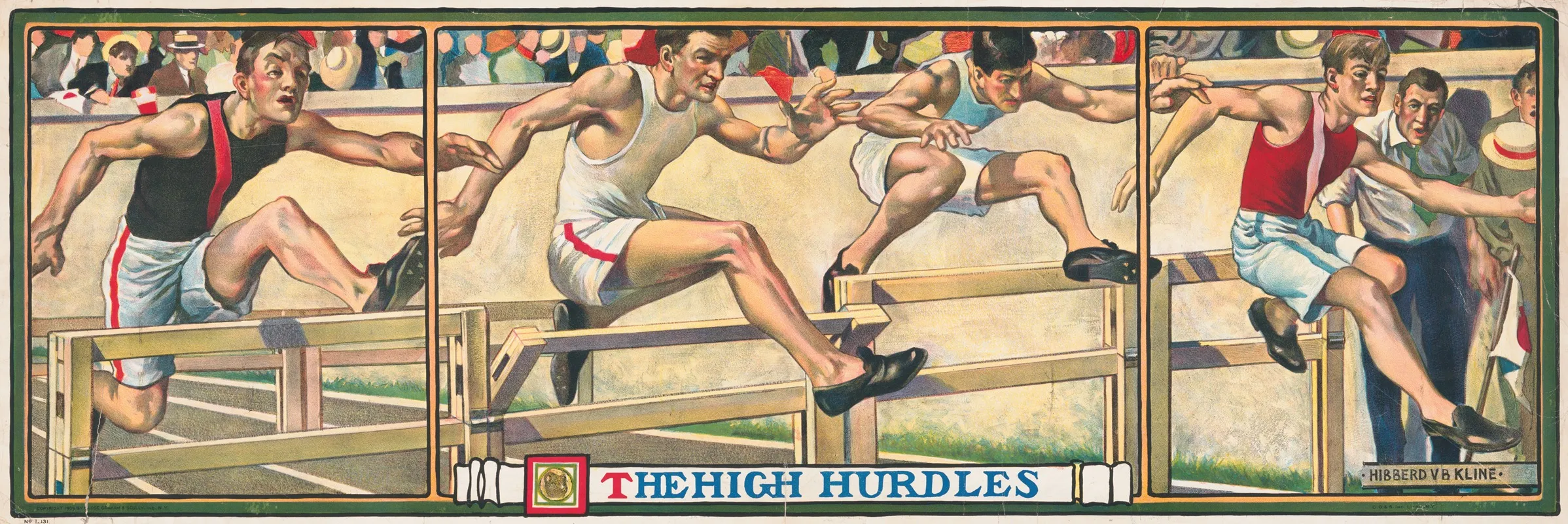 The High Hurdles Wall Art by Hibberd Van Buren Kline - High-Resolution Digital Print