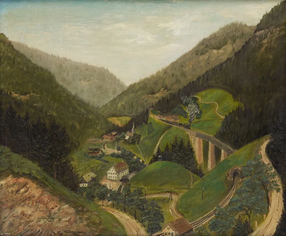The Hollental Railway Near The Ravenna Bridge