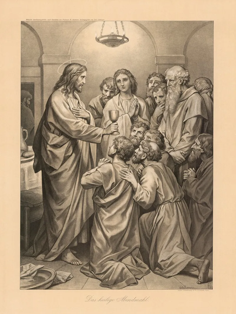 The Holy Communion 4 Wall Art by Julius Lohmeyer - High-Resolution Digital Print