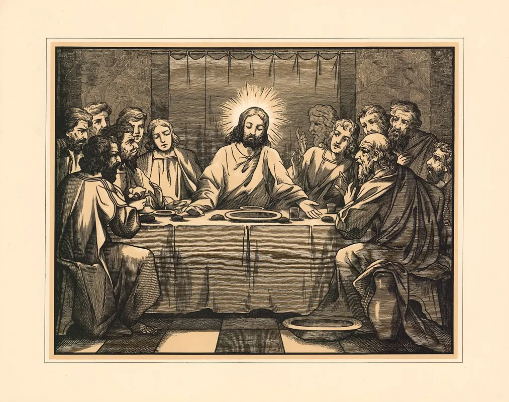 The Holy Communion Wall Art by Aschendorff - High-Resolution Digital Print