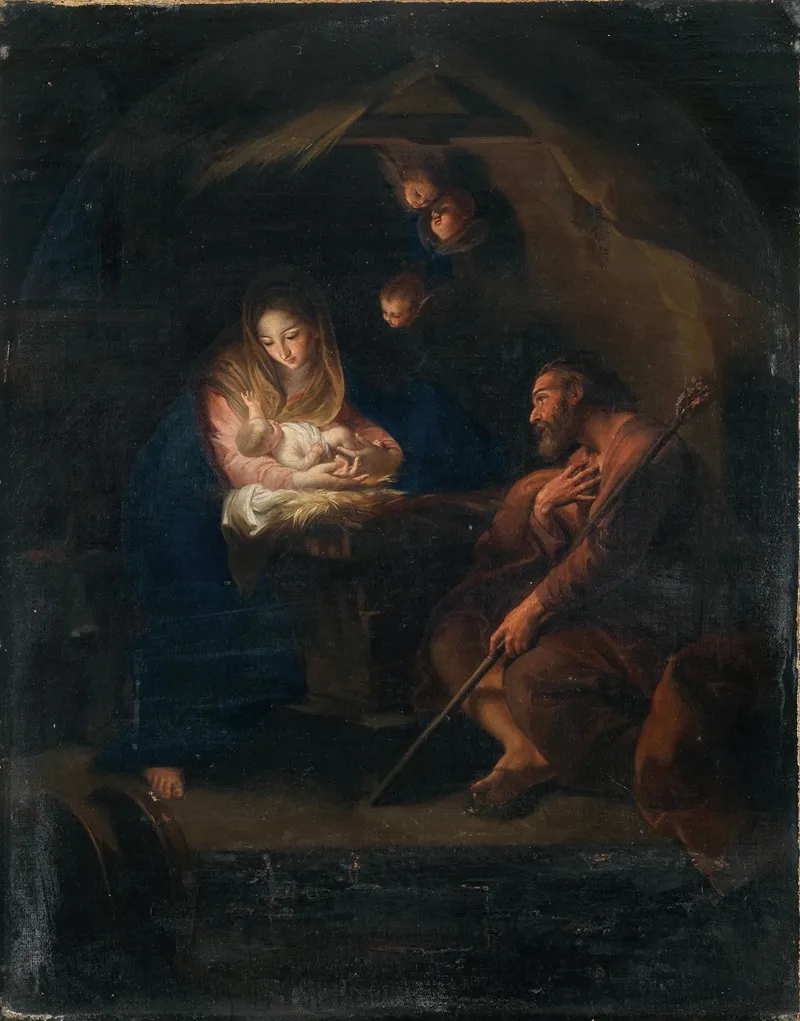 The Holy Family 28 Wall Art by Circle Of Pompeo Batoni - High-Resolution Digital Print