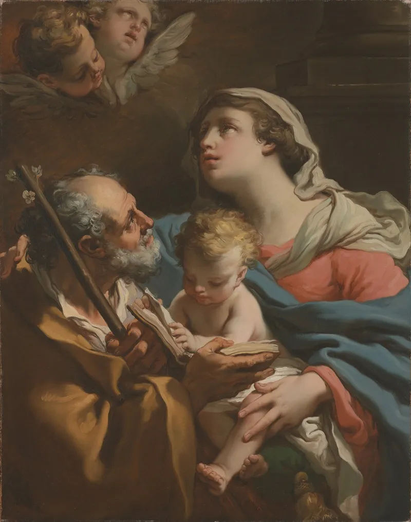 The Holy Family 35 Wall Art by Gaetano Gandolfi - High-Resolution Digital Print