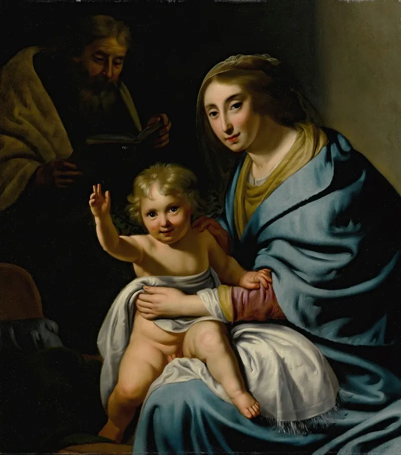 The Holy Family 42 Wall Art by Johannes Paulus Moreelse - High-Resolution Digital Print