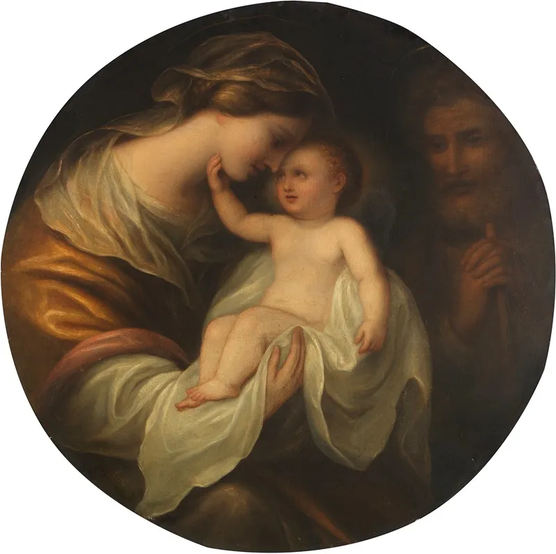 The Holy Family 50 Wall Art by Edward Von Heuss - High-Resolution Digital Print