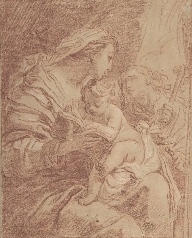 The Holy Family 54 Wall Art by Gaetano Gandolfi - High-Resolution Digital Print