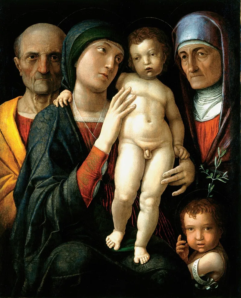 The Holy Family 72 Wall Art by Andrea Mantegna - High-Resolution Digital Print