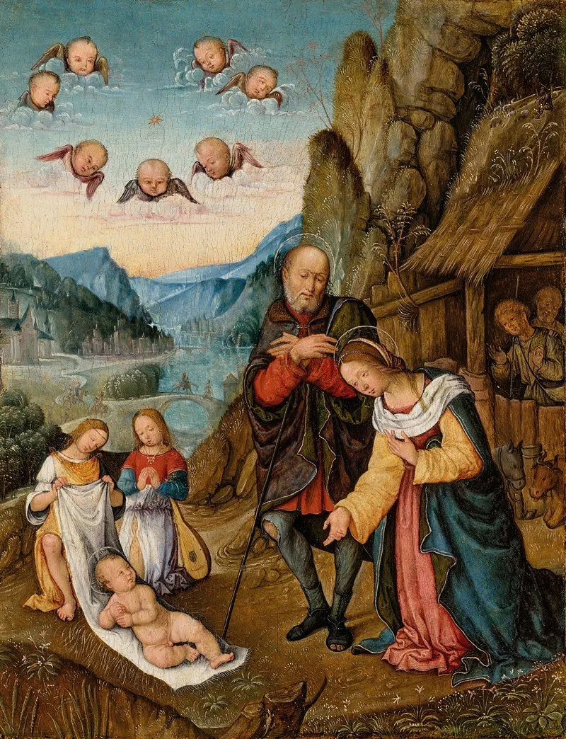 The Holy Family 84 Wall Art by Girolamo Marchesi - High-Resolution Digital Print
