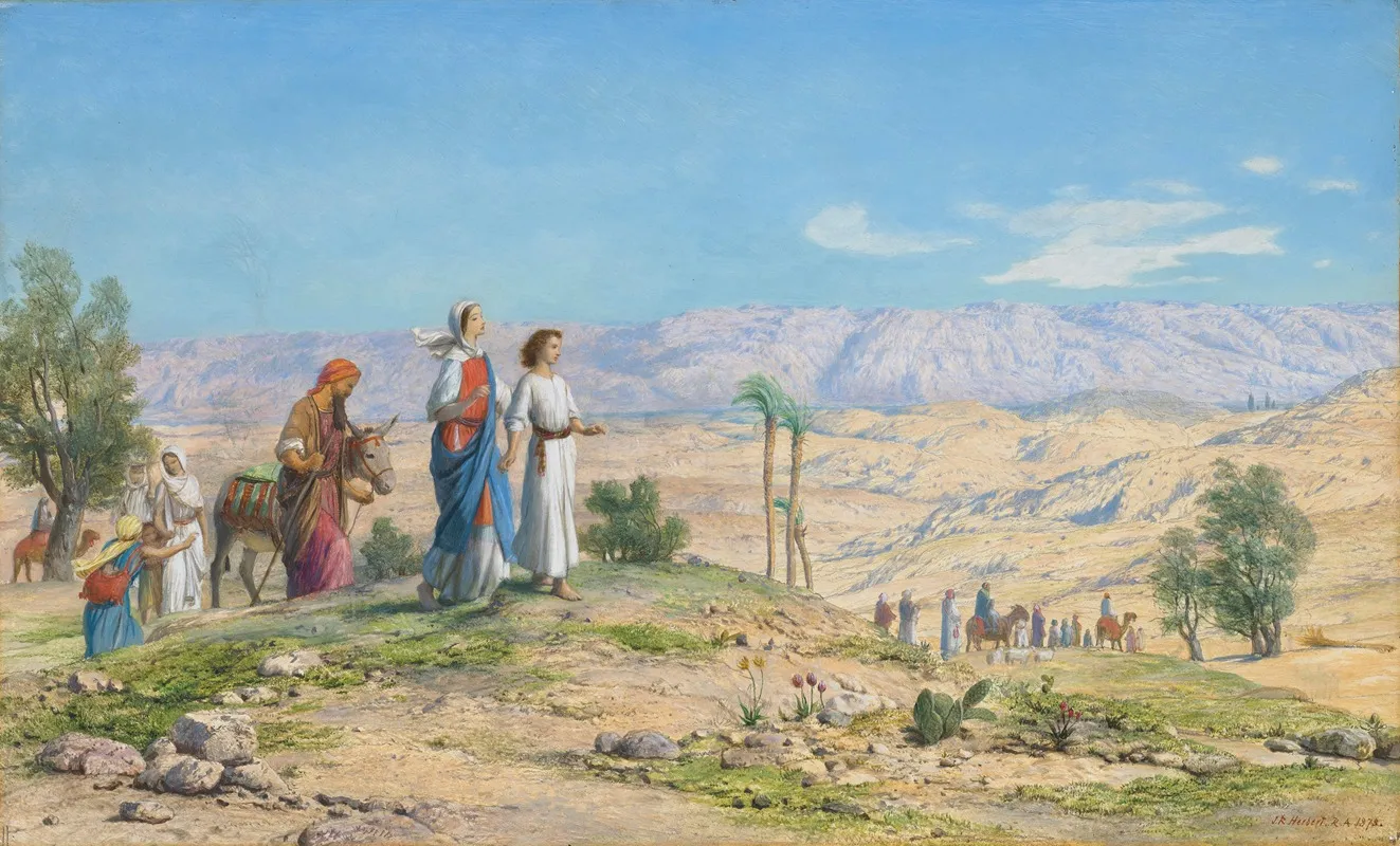 The Holy Family 86 Wall Art by John Rogers Herbert - High-Resolution Digital Print