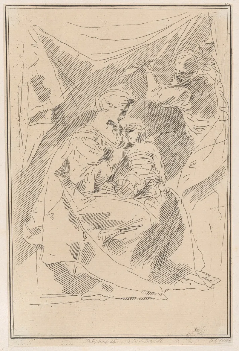 The Holy Family 97 Wall Art by Giuseppe Canale - High-Resolution Digital Print