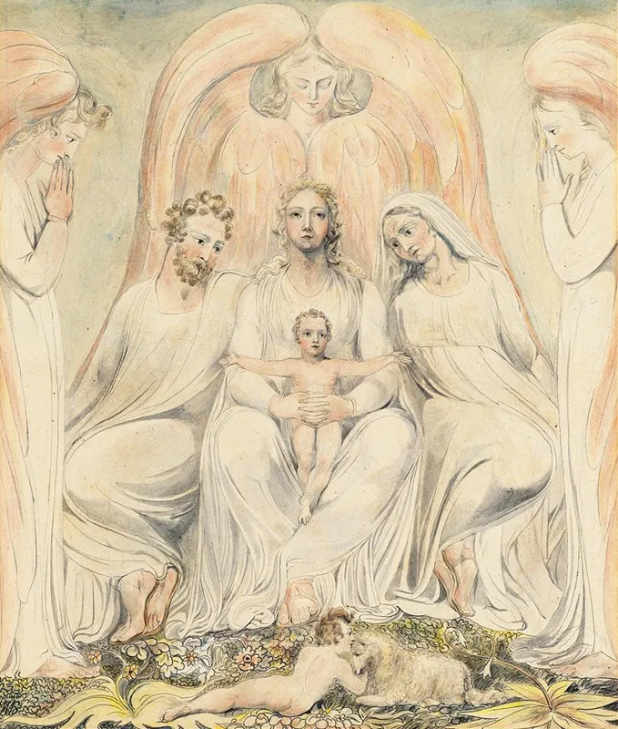 The Holy Family Also Known As Christ In The Lap Of Truth
