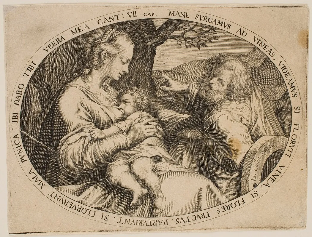 The Holy Family Resting