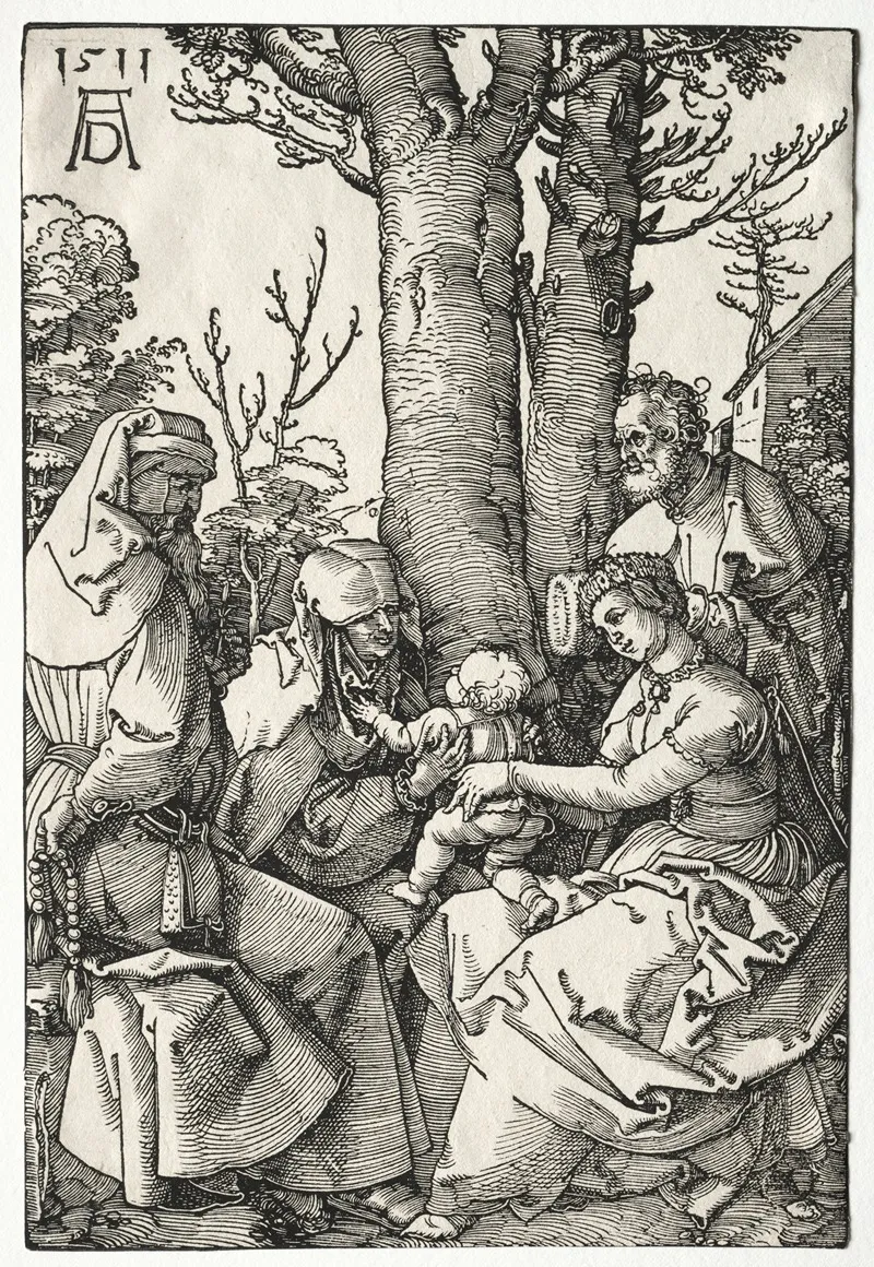 The Holy Family With Joachim And Anna
