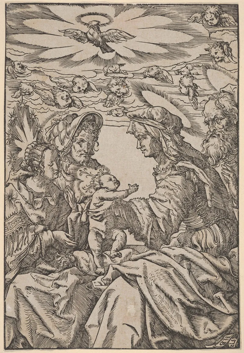 The Holy Family With Saint Anne And Saint Joachim