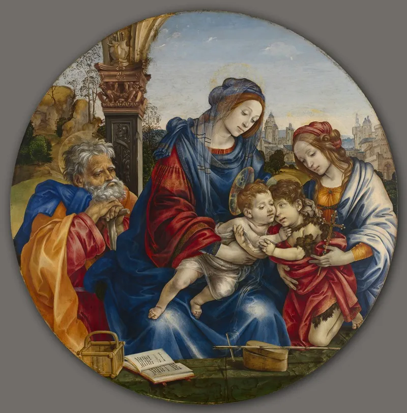 The Holy Family With Saint John The Baptist And Saint Margaret