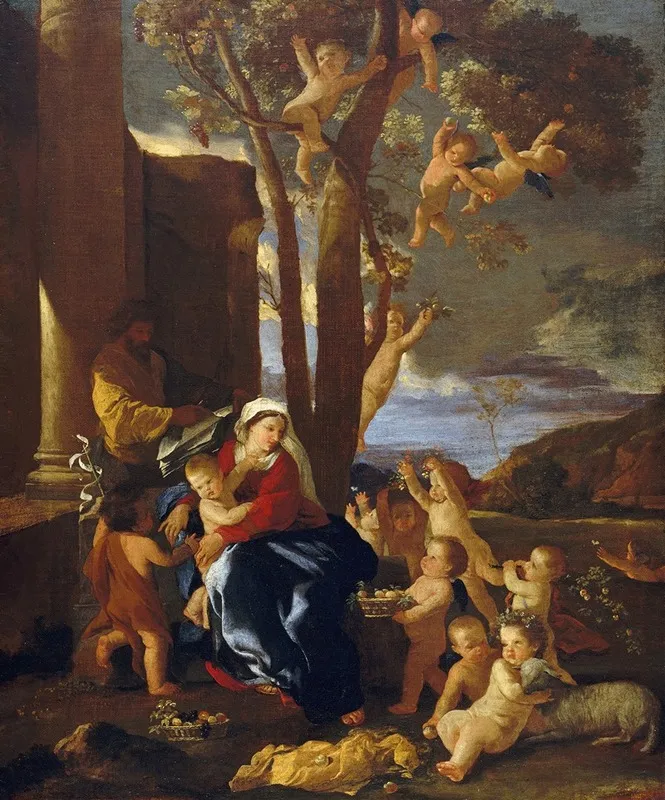 The Holy Family With Saint John The Baptist