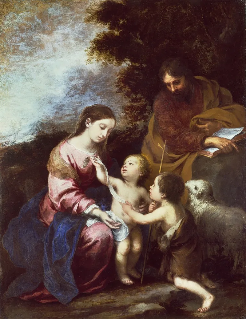 The Holy Family With The Infant Baptist